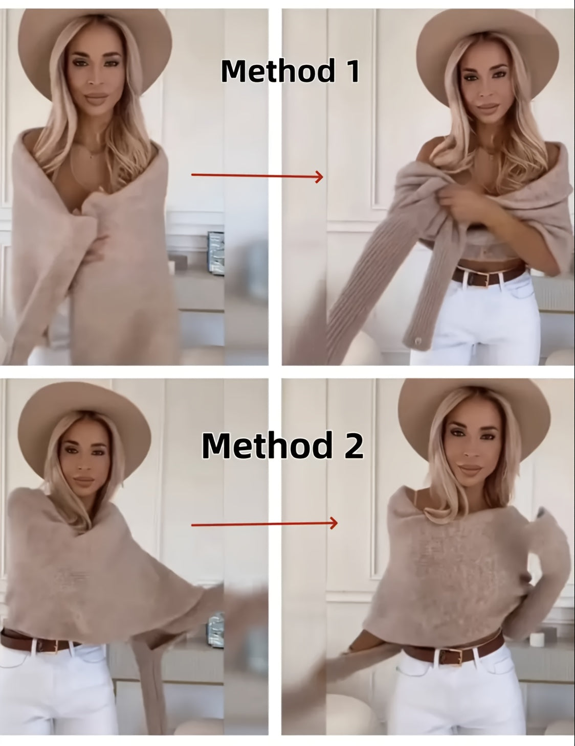 Women'S Elegant Off-Shoulder Long Sleeve Sweater - Chic Brown Pullover with Cross Front Detail, Soft & Cozy Fall/Winter Top, Perfect for Casual or Stylish Outfits, Sweater Dress, Elegant Sweaters For Women, Jumpers For Women,