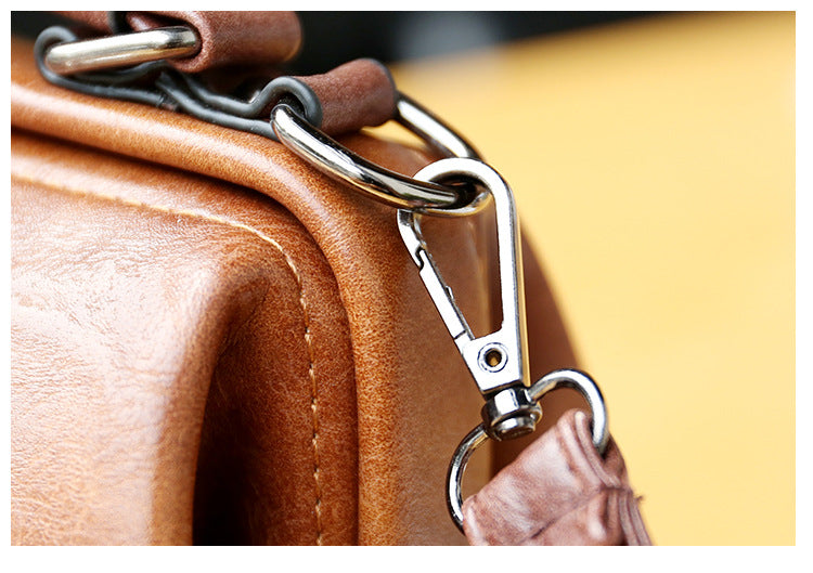 Women's Shoulder Bag Women's Handbag Fashion Purse Vintage Leather Bag Large Capacity Handbag Inclined Shoulder Bag Mom's Bag