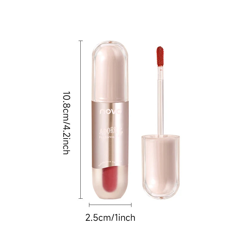 Glossy Lip Gloss, Long-Lasting Mirror Hydrating Liquid Lipstick, Waterproof, Non Stick, High Gloss,Lightweightand Silky Texture