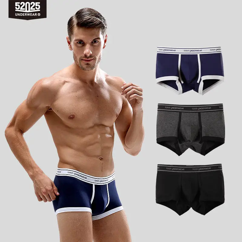 52025 Men’s Boxers – Crafted from Cotton-Modal Blend, Naturally Plant-Dyed, Breathable, Antibacterial & Exceptionally Soft