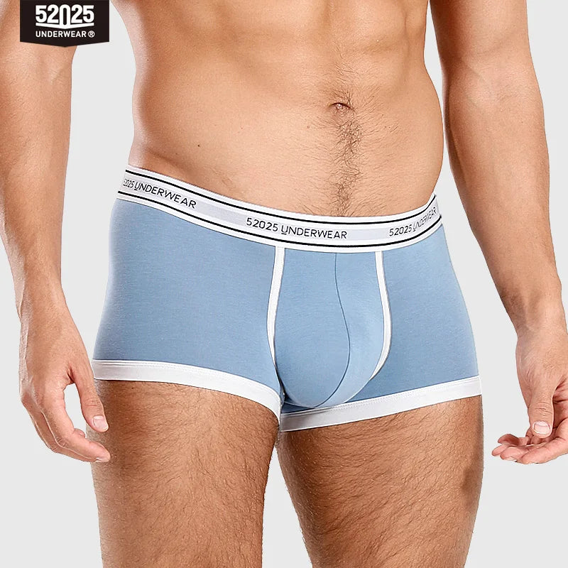 52025 Men’s Boxers – Crafted from Cotton-Modal Blend, Naturally Plant-Dyed, Breathable, Antibacterial & Exceptionally Soft