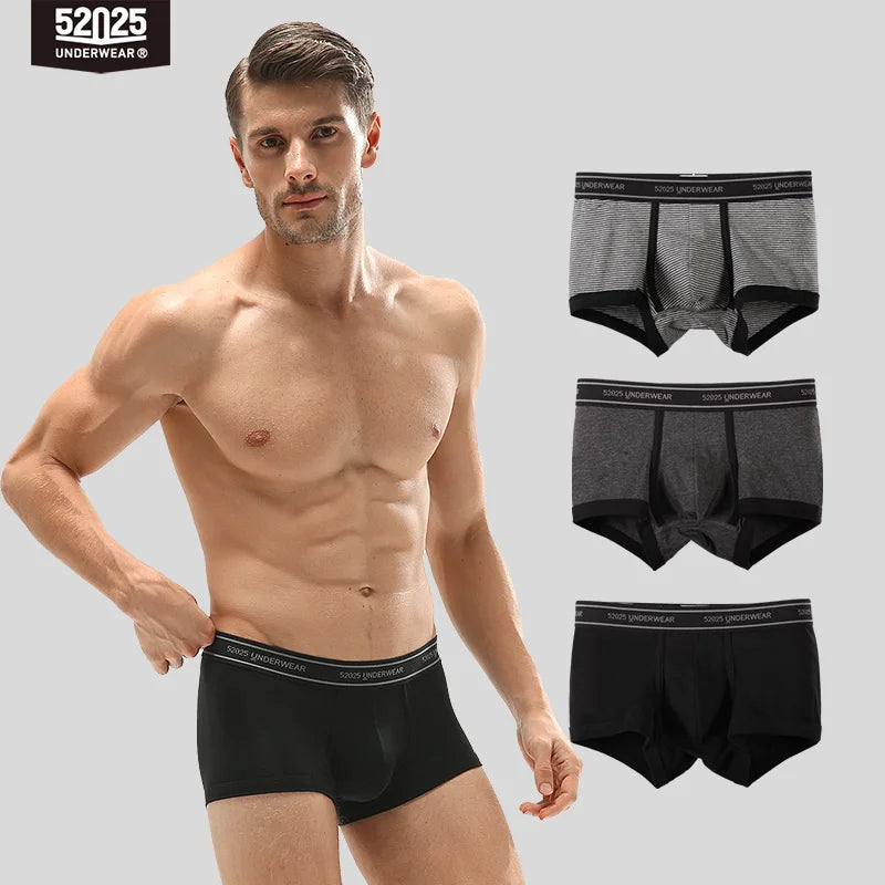 52025 Men’s Boxers – Crafted from Cotton-Modal Blend, Naturally Plant-Dyed, Breathable, Antibacterial & Exceptionally Soft