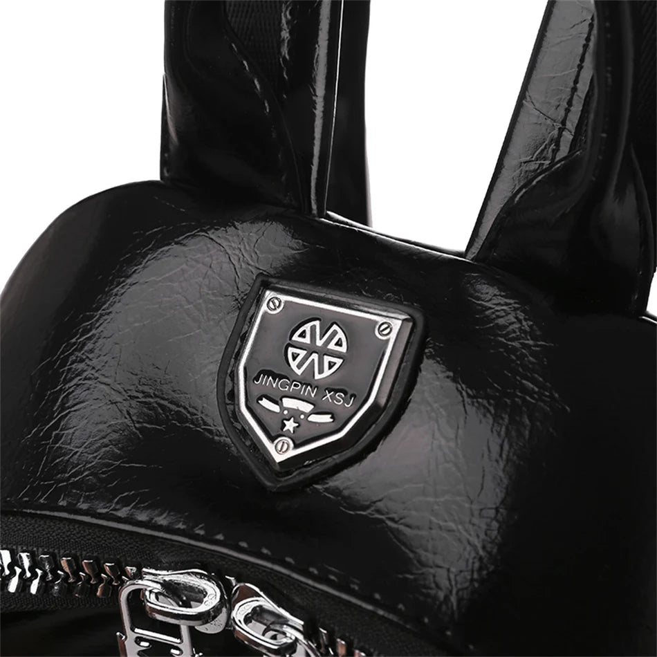 Fashion Women Backpack Designer PU Leather Travel Rucksack Casual Shoulder Bags High Quality School Bags for Teenagers Girls New