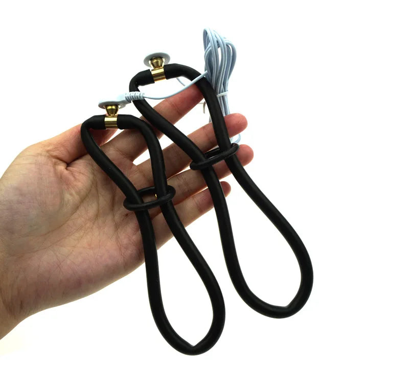 Adult Products Electro Shock Vaginal Ring Adult Toy For Women Electrical Shock Stimulation Vaginal Anal Massage