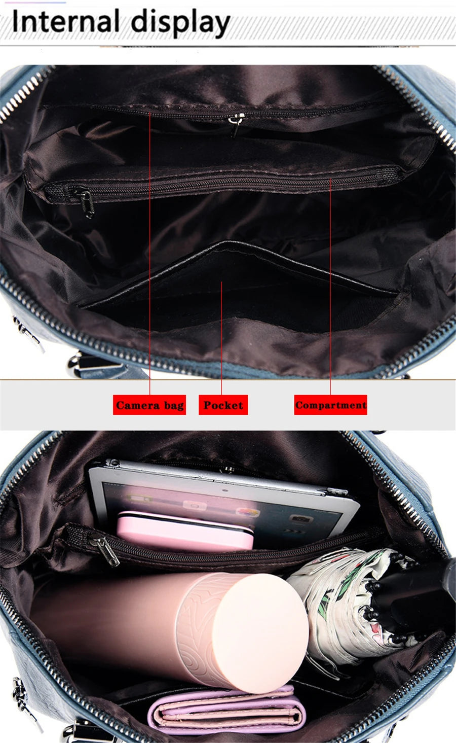 2023 New High Quality Leather Backpack Women Shoulder Bags Multifunction Travel Backpack School Bags for Girls Bagpack Mochila