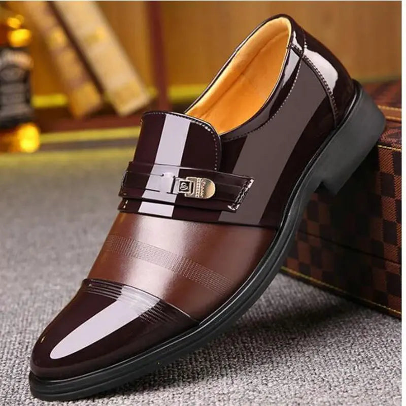 Men Shoes 2021 New Arrival Dress Shoes High Quality Business Leather Lace-up Footwear Formal Shoes for Wedding Party erf4