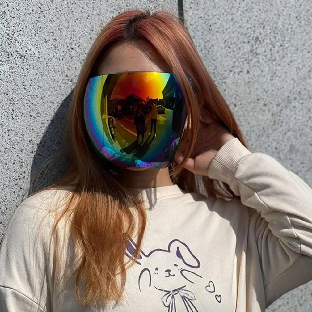 Sunglasses Women Men Protective Faceshield Glasses Goggles Full Face Covered Spherical Lens Anti-Spray Safety Sunglasses Men