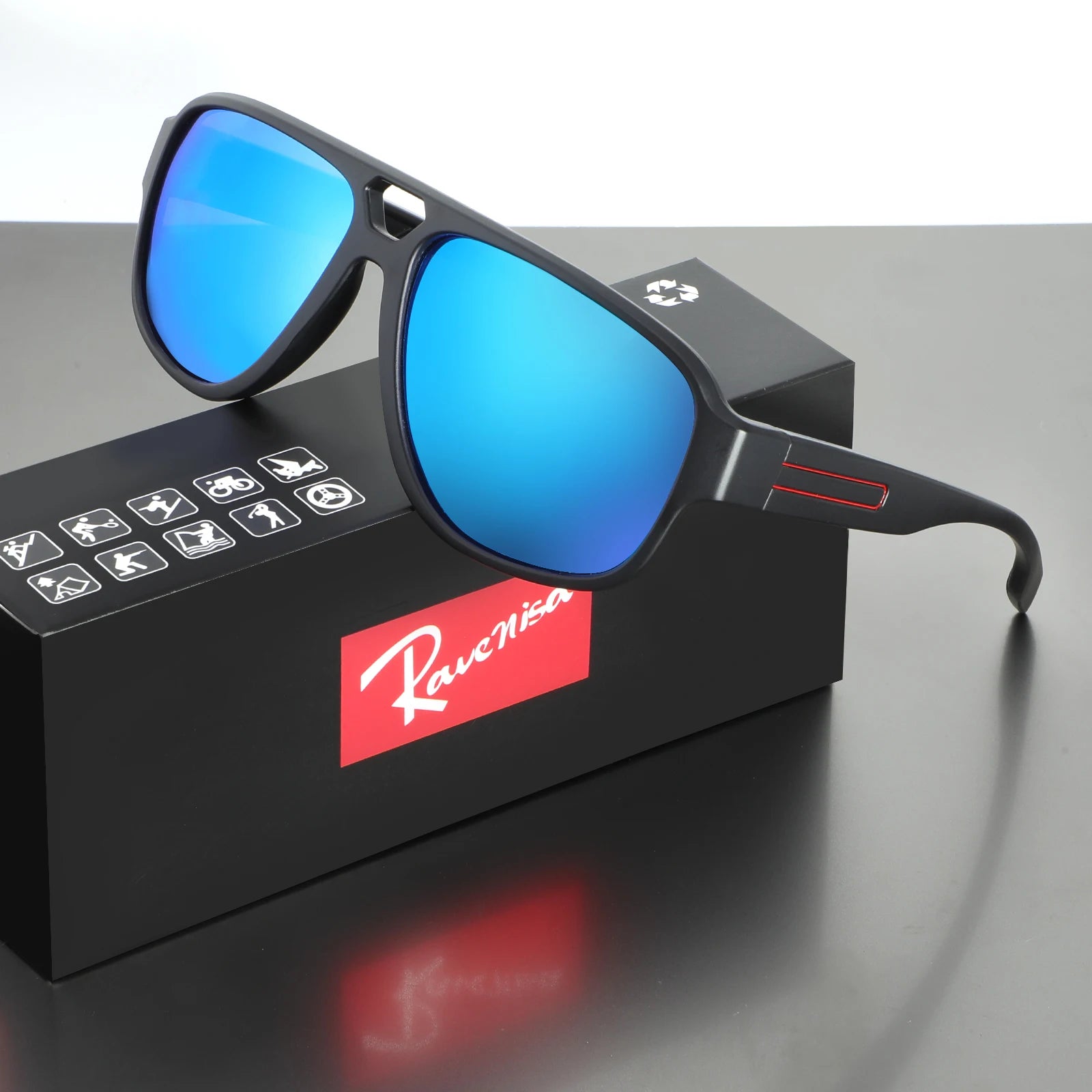 Sunglasses  for  Men or Women TR90 Glasses  Cool  Straightforward  Fashionable and  Classic  Polaerzed  UV400