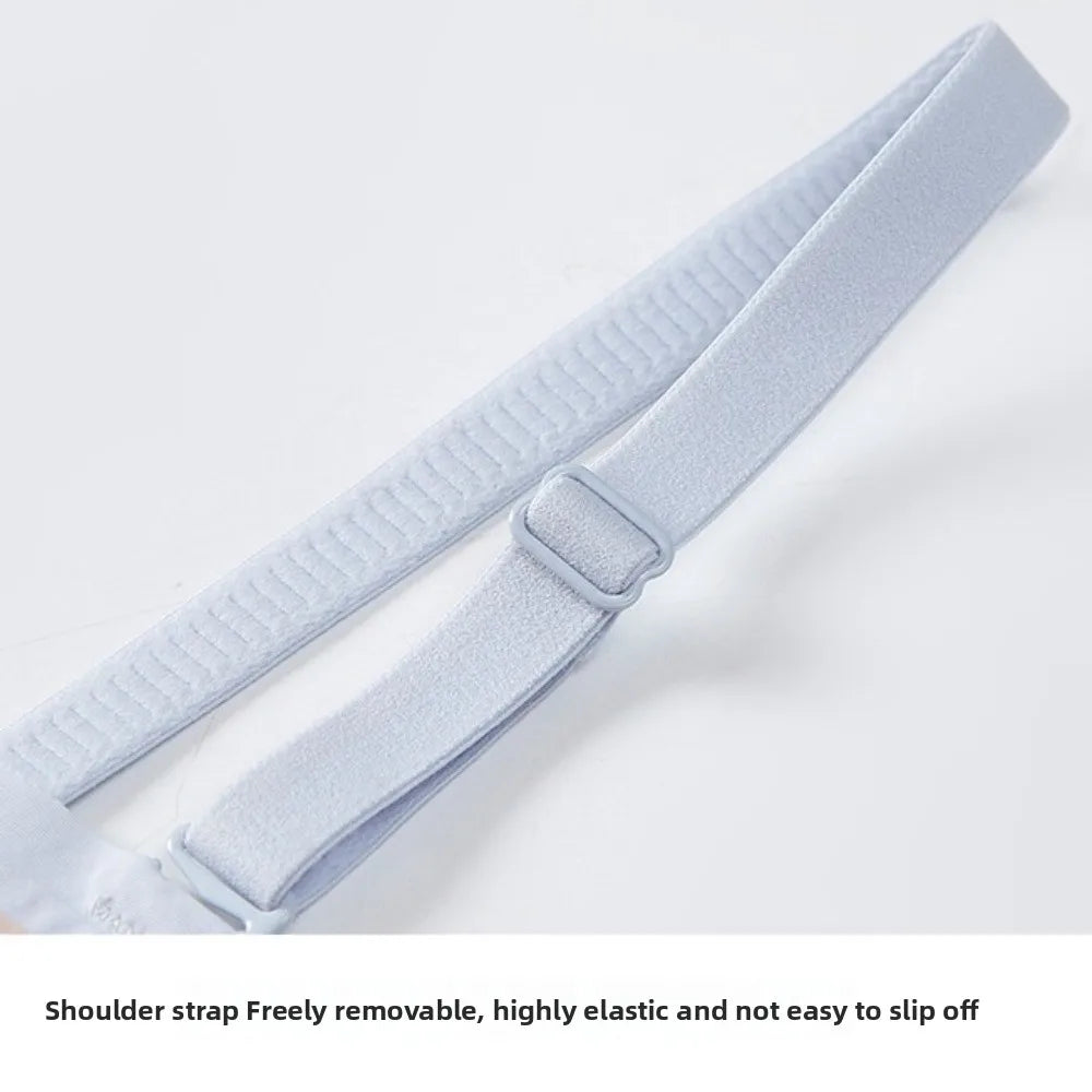 Lingerie Adjustable Wireless Bra Elastic Traceless Close-fitting Push Up Underwear Anti-sagging Gathered Breasts