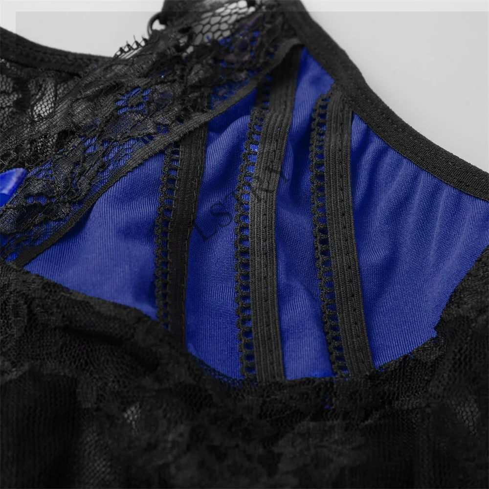 Erotic Lingerie Women Sexy Lingerie Lace Nightwear Dress Embroidery Lace Sexy Lady Lenceria Sexy Sleepwear Women Sex Products