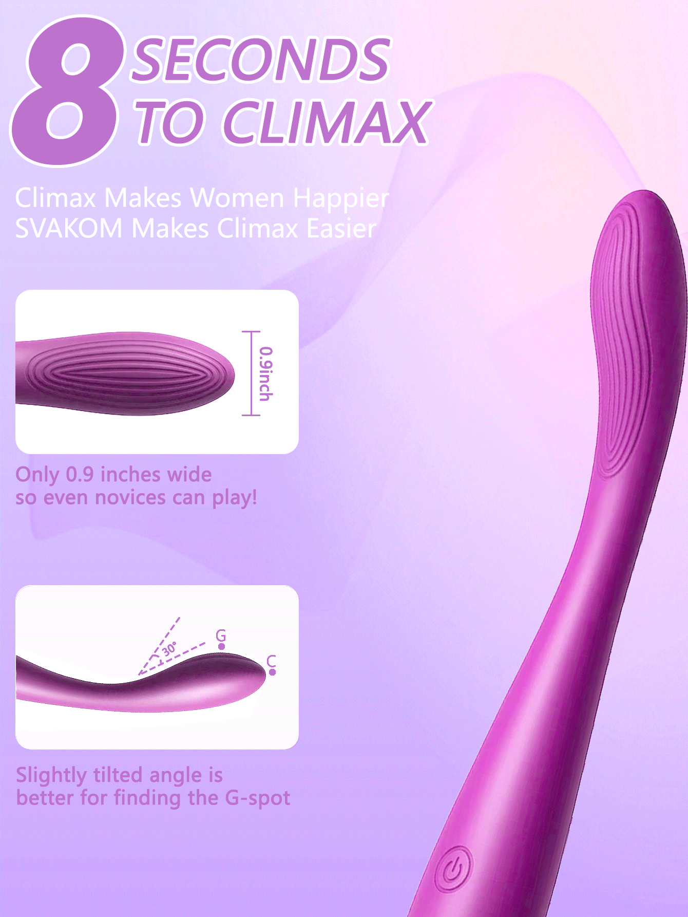 Adult toy vibrator, female adult sex toy, G-spot clitoral vibrator, clitoral stimulator, for couples' foreplay