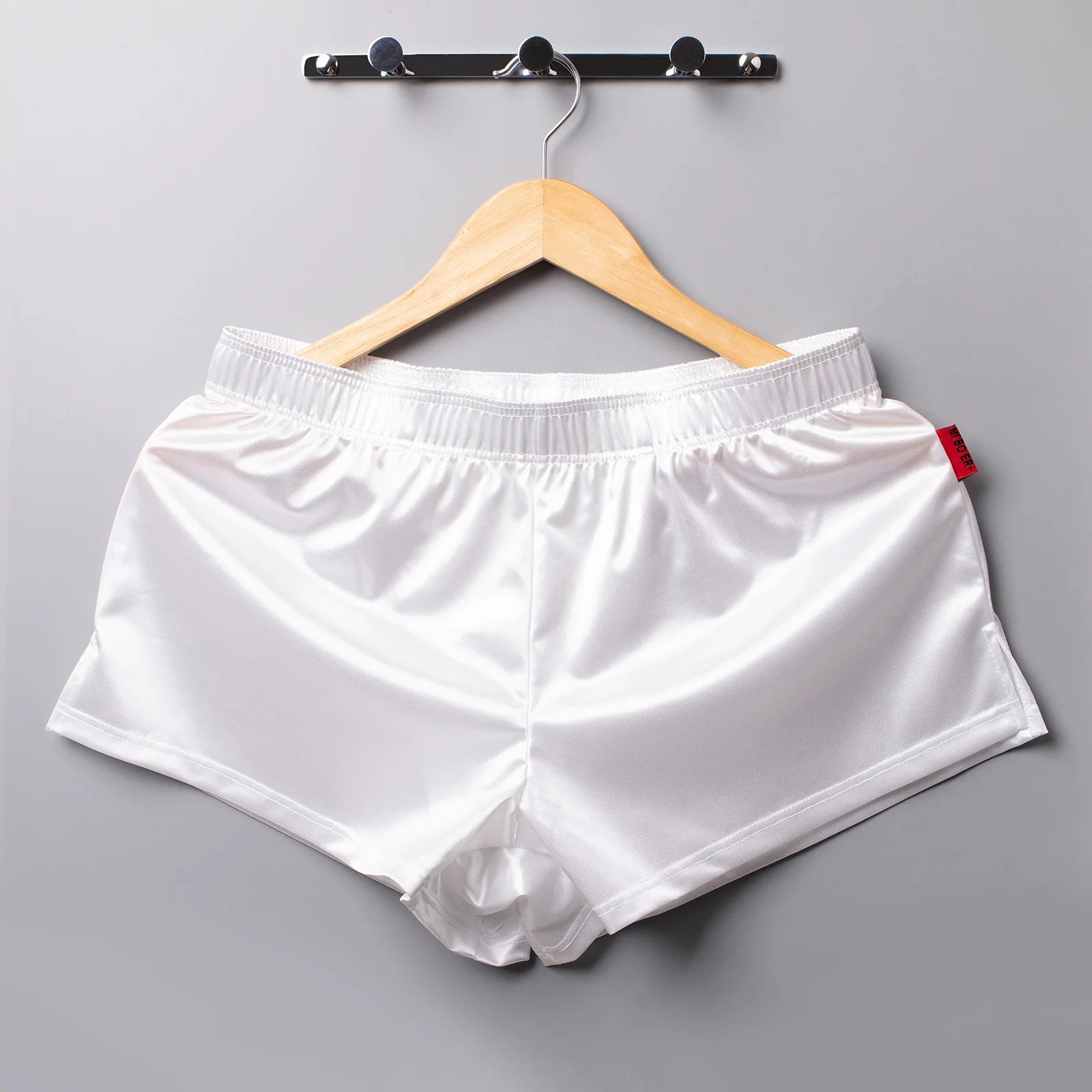 Sexy Sleepwear Nightwear Satin Short Pants Men Underwear Lounge Pajamas Homewear Sleep Bottoms Boxershorts