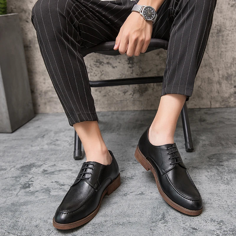Men's Dress Shoes Classic Casual Business Leather Shoes Men Social Wedding Leather Shoes For Men Oxfords Formal Leather Shoes
