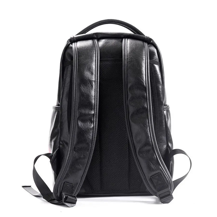 Fashion Leather Backpack Men Large Shoulder Bag Travel Backpack Camouflage Laptop Student School Bags black Bagpack mochilas