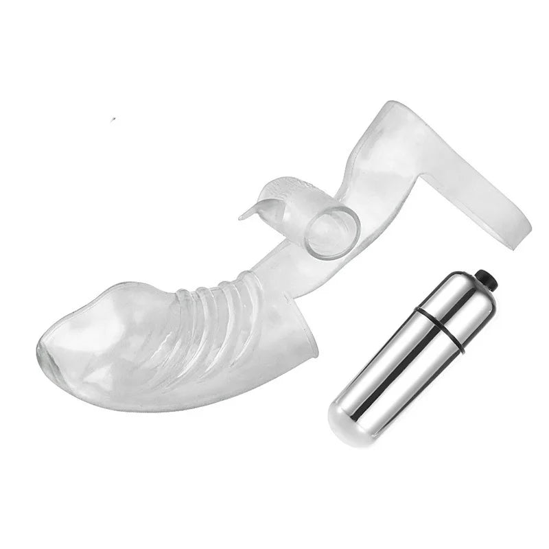 Adult Supplies Sex Toy Adult Fun Finger Vibrator Sets For Men And Women Digging Soft Jelly Crystal Sets Clit Vagina Vibrating