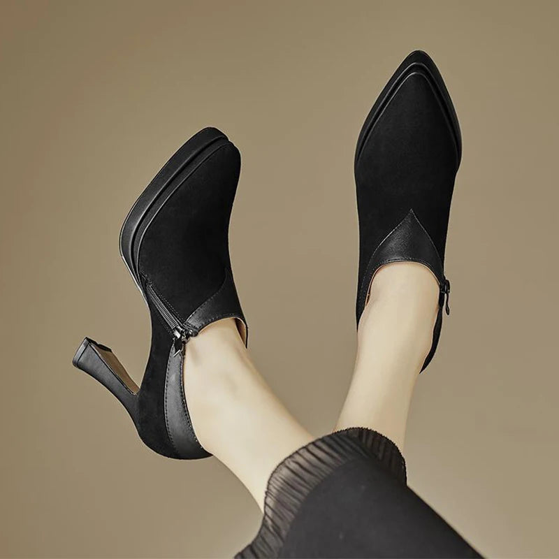 High Heels Women Pointed Toe Shoes Fashion Dress Pumps Sexy Designer Luxury Shoes 2025 Autumn Elegant Party Zapatos De Mujer