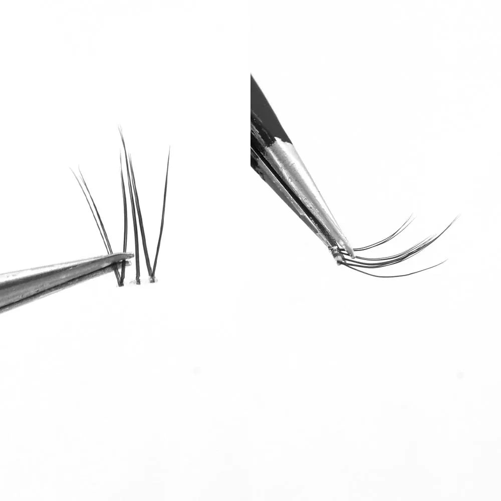 6 Rows Of Glue-Free False Eyelashes In A Single Cluster, Natural And Curled For Comfortable Wearfalse Eyelashes Eye Make-Up