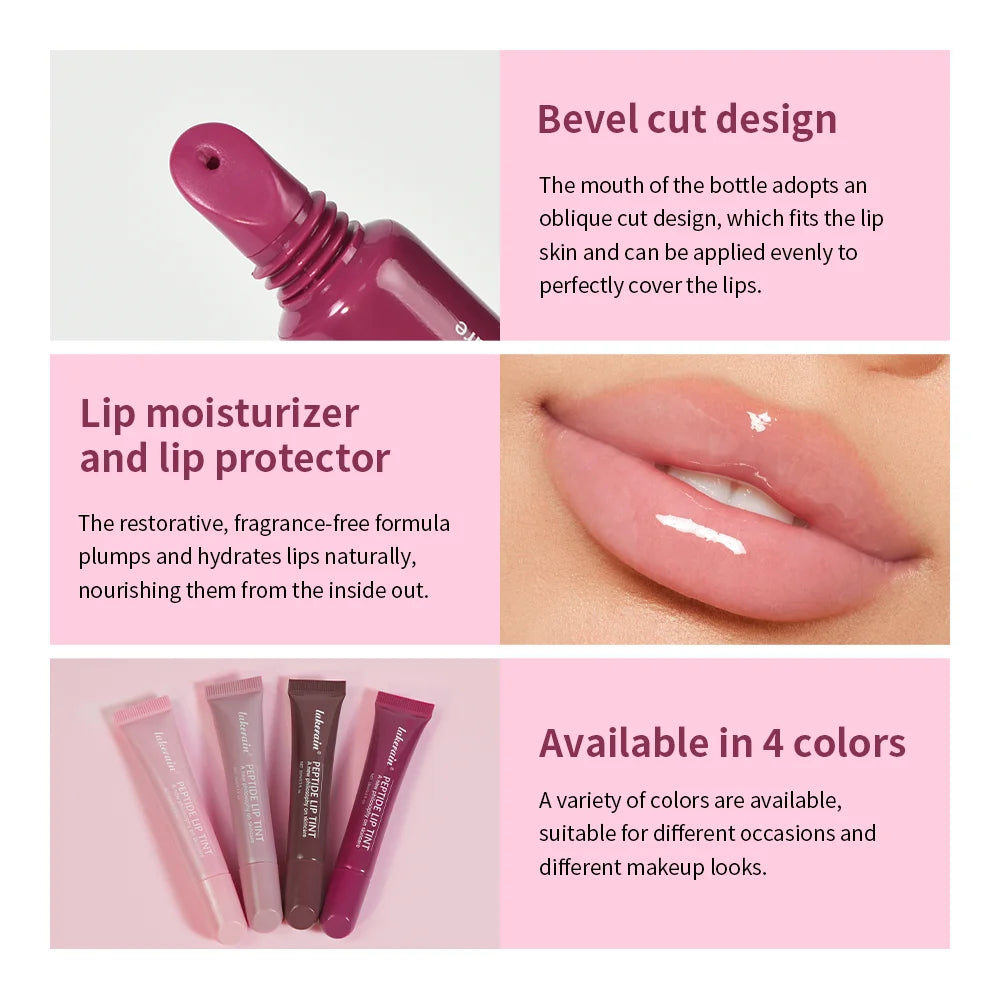 Lip Hydrating Lip Gloss Glitter Glossy Plumping Lipgloss High Shine Glass Finish Nude Colors Shiny Jelly Liquid Lipstick