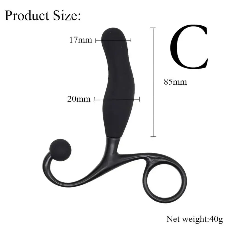 18 adult sex toy SM Female Silicone Rod Male prostate massage stick G-spot clitoral stimulation Anal plug masturbator MINI dild0