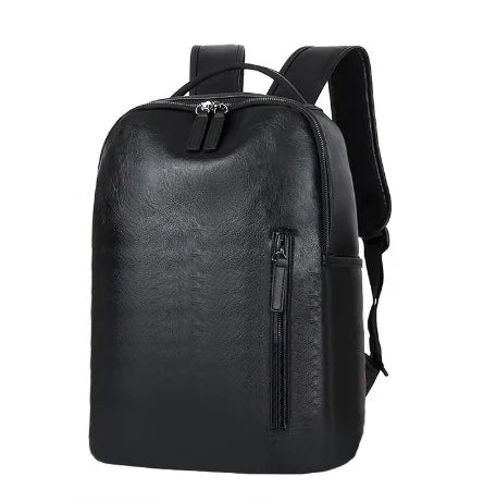 Fashion Leather Backpack Men Large Shoulder Bag Travel Backpack Camouflage Laptop Student School Bags black Bagpack mochilas
