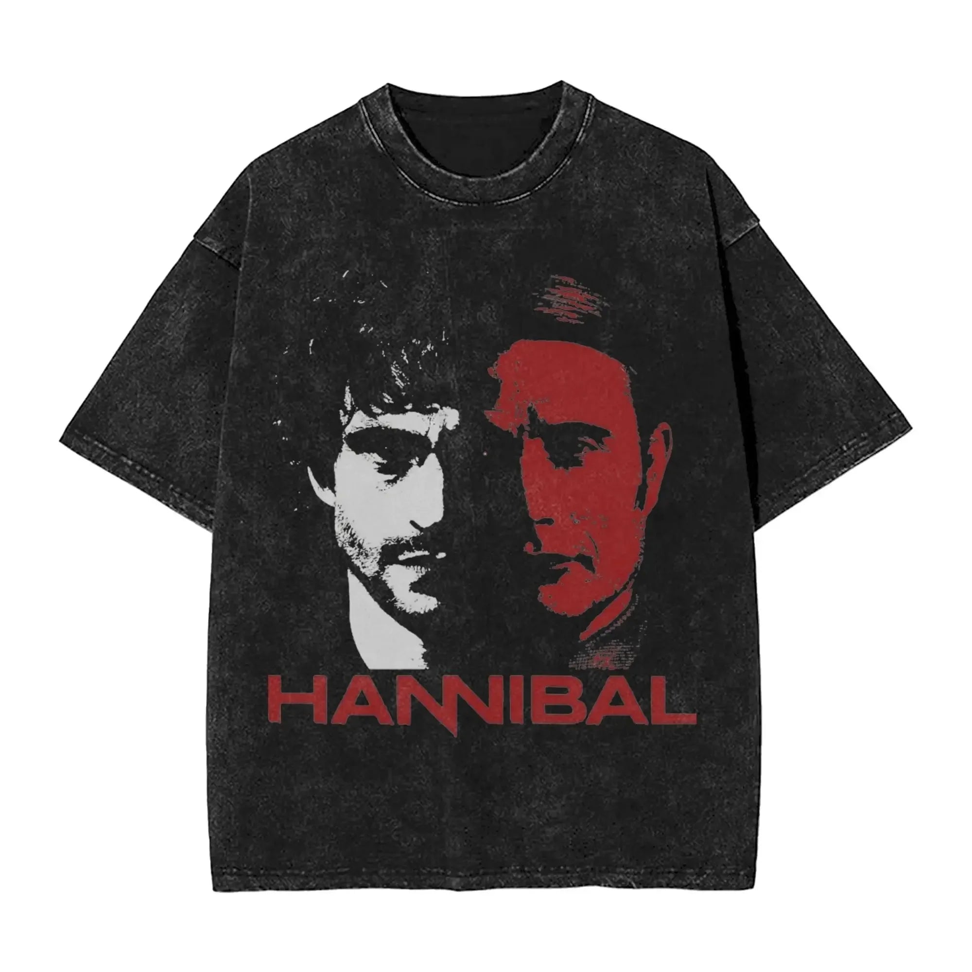 Mads Mikkelsen T-Shirt for Men Hannibal Hipster 100% Cotton Man Woman tees High-end Luxury hot product Washed Retro Unisex tee