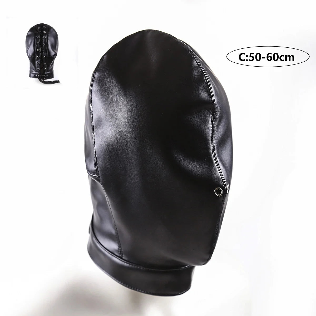 Women Fetish Erotic bdsm Bondage Restraints Adult toys Sex Toy for Sex Mask PU Leather SM Closed Hood Blindfold Sex toys