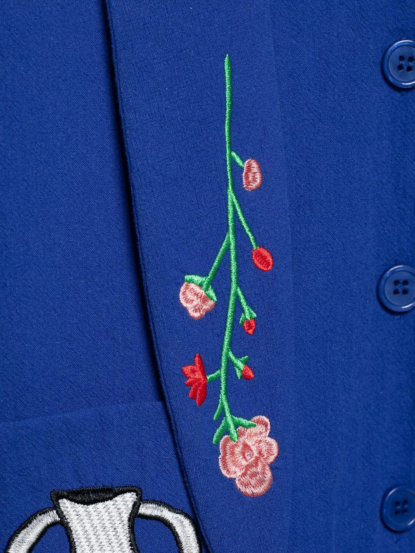 Women Jacket 2025 Women's Fashion Embroidery Loose Short Coat Long Sleeve Jackets Streetwear Casual New Outerwears