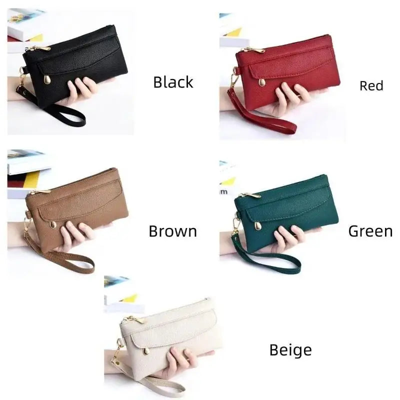 New Pu Women Wallets Purses Fashion Long Zipper Women's Wallet Money Coin Holder Female Purse