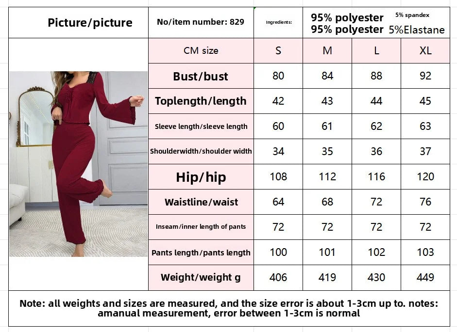 Sleep Shirts Pajamas for Women Pj Sets for Woman Pajama Pants Women's Sleep Wear Sexi Women's Home Clothes Nightgowns Pijama