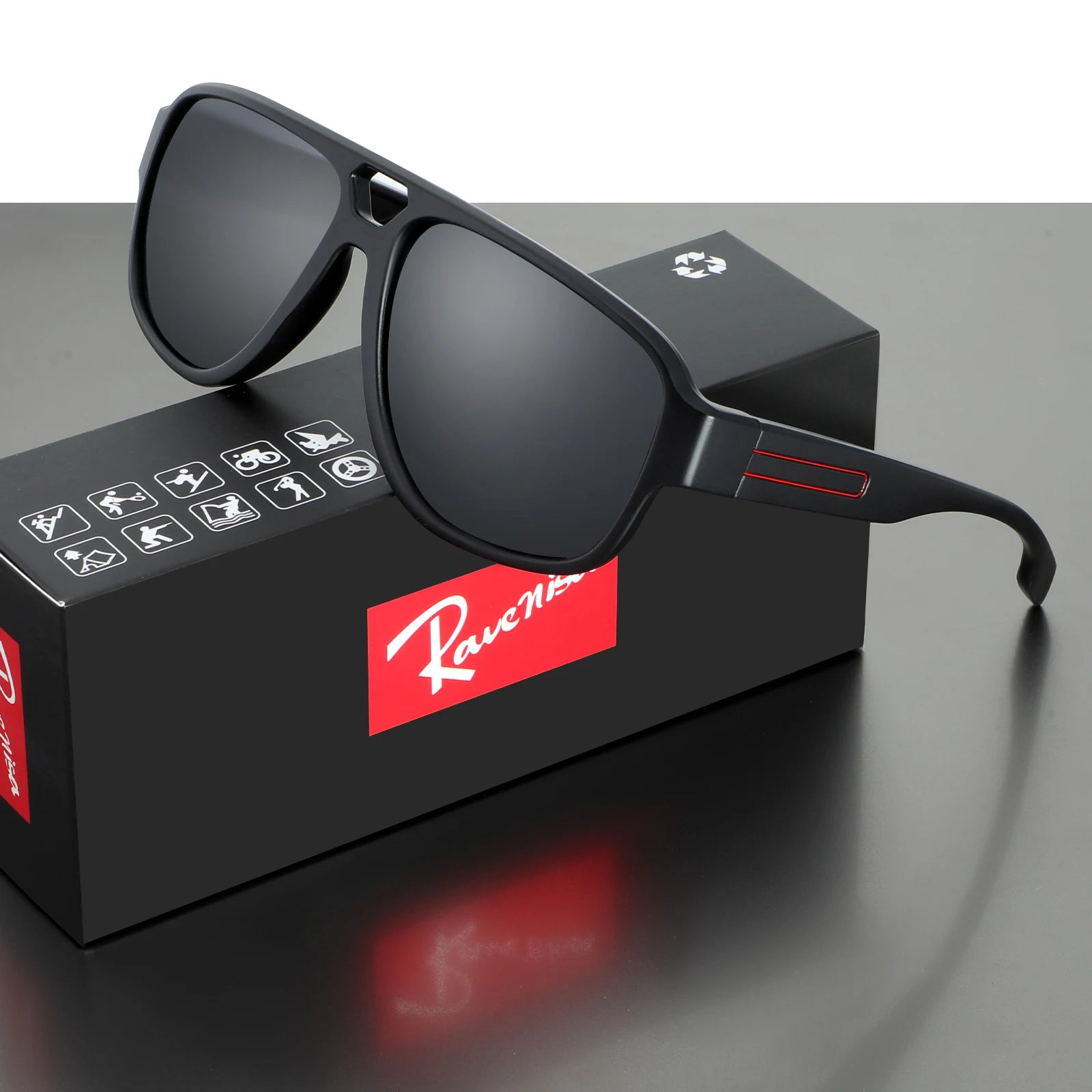 Sunglasses  for  Men or Women TR90 Glasses  Cool  Straightforward  Fashionable and  Classic  Polaerzed  UV400