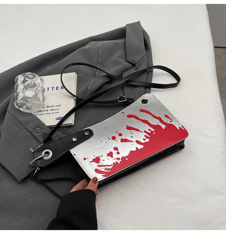 Small Purses And Handbags For Women Unique And Fun Design Leather Crossbody Shoulder Bag Knife Shaped Top Handle Bags Purse