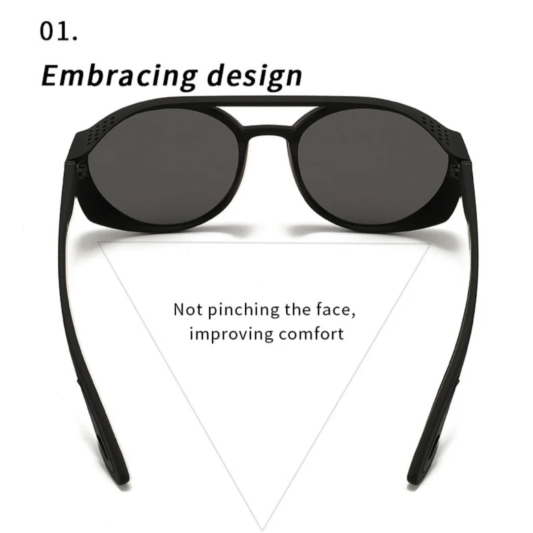 Polarized Sunglasses for Men Women Sun Glasses with Side Shields UV400 Protection Mirrored Lens Outdoor Sport Cycling Glasses