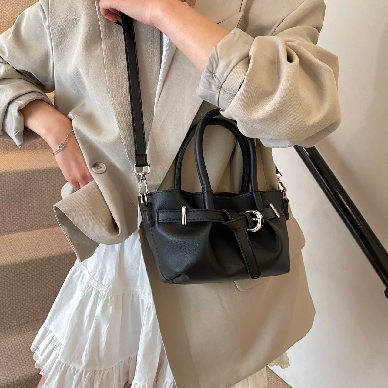Branded Hand Bags for Women High Quality Leather Shoulder Bag Luxury Purses and Handbags Designer Crossbody Bag Bucket Bolsos