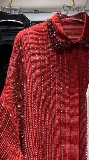 Woman Clothes Autumn Luxury Women's Shirts & Blouses Woman Blouses Female Clothing Long Sleeve Loose Casual High Street Top