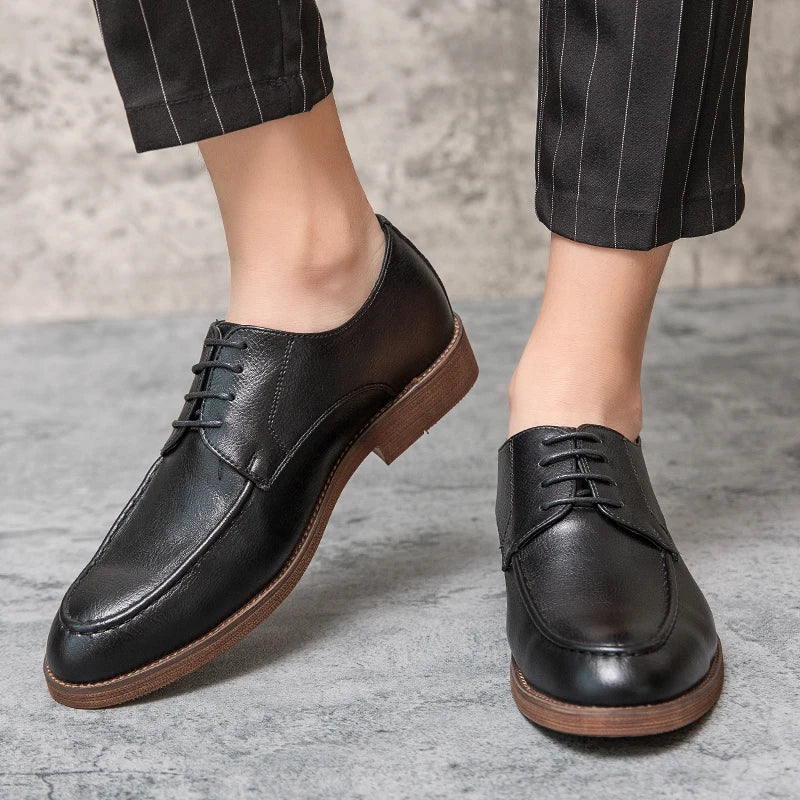Men's Dress Shoes Classic Casual Business Leather Shoes Men Social Wedding Leather Shoes For Men Oxfords Formal Leather Shoes