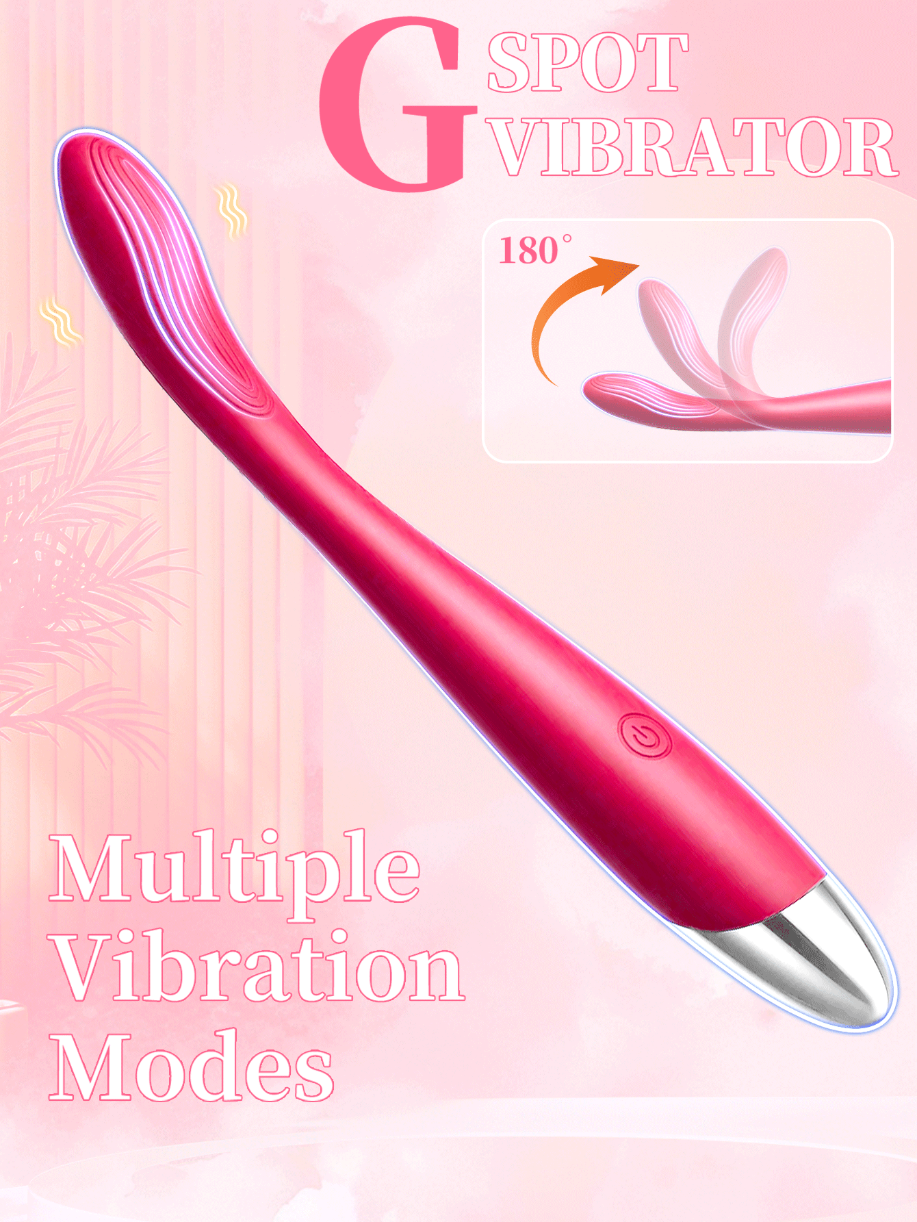 Adult toy vibrator, female adult sex toy, G-spot clitoral vibrator, clitoral stimulator, for couples' foreplay