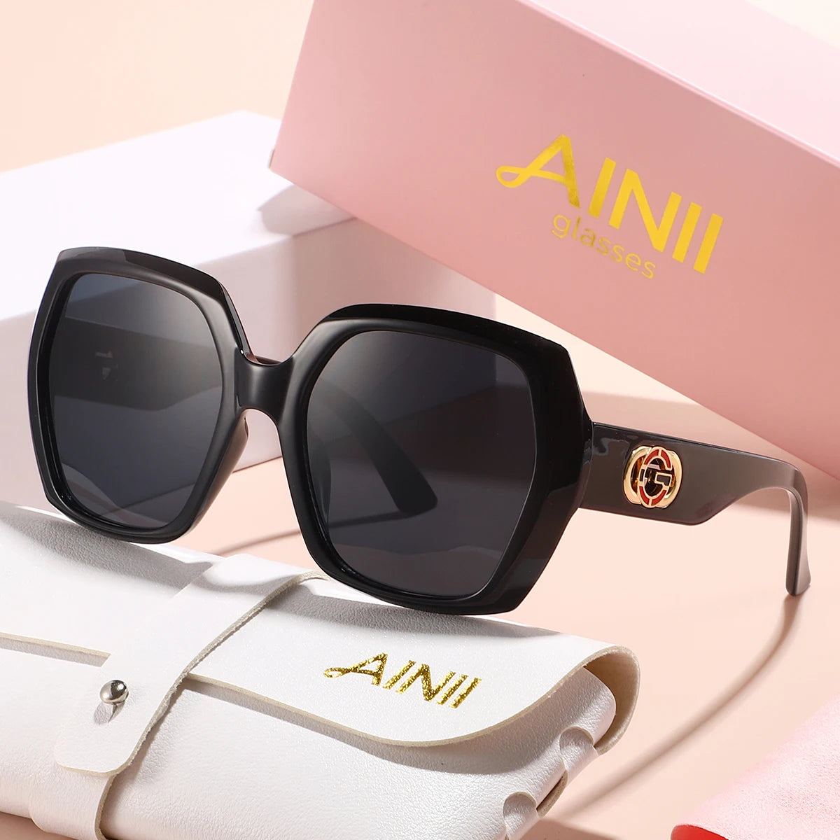 European and American retro style Y2K unisex fashionable sunglasses for summer sun shading, sun protection, UV protection, light
