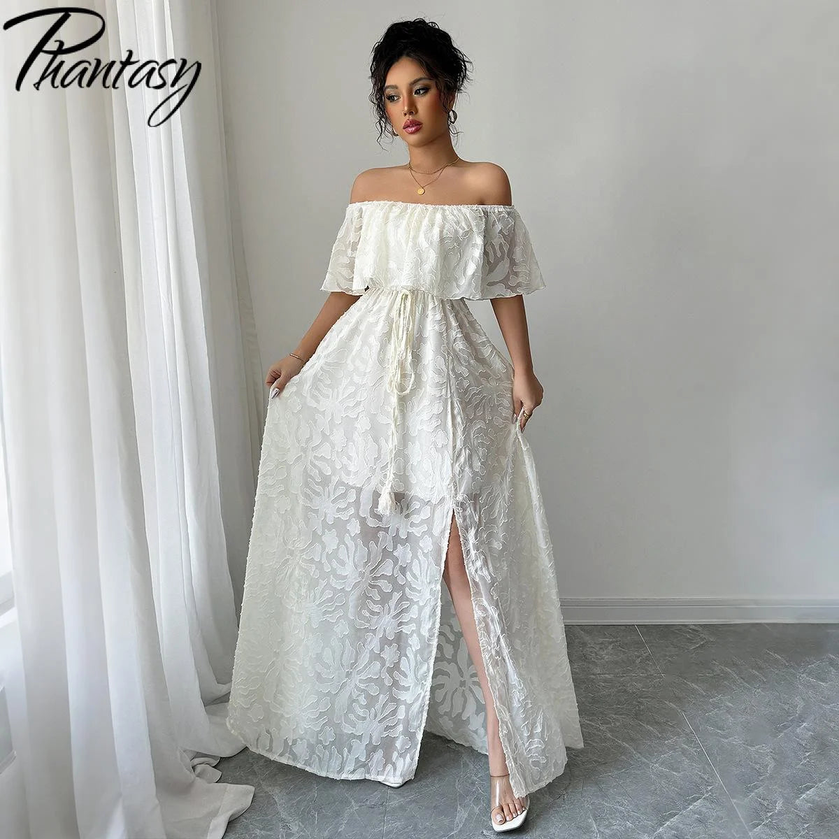 Women's Dresses 2025 Summer White Dress Women Cover-Ups Outfits Boho Hippie Chic Long Maxi Dresses Female Clothes Robe Vestidos