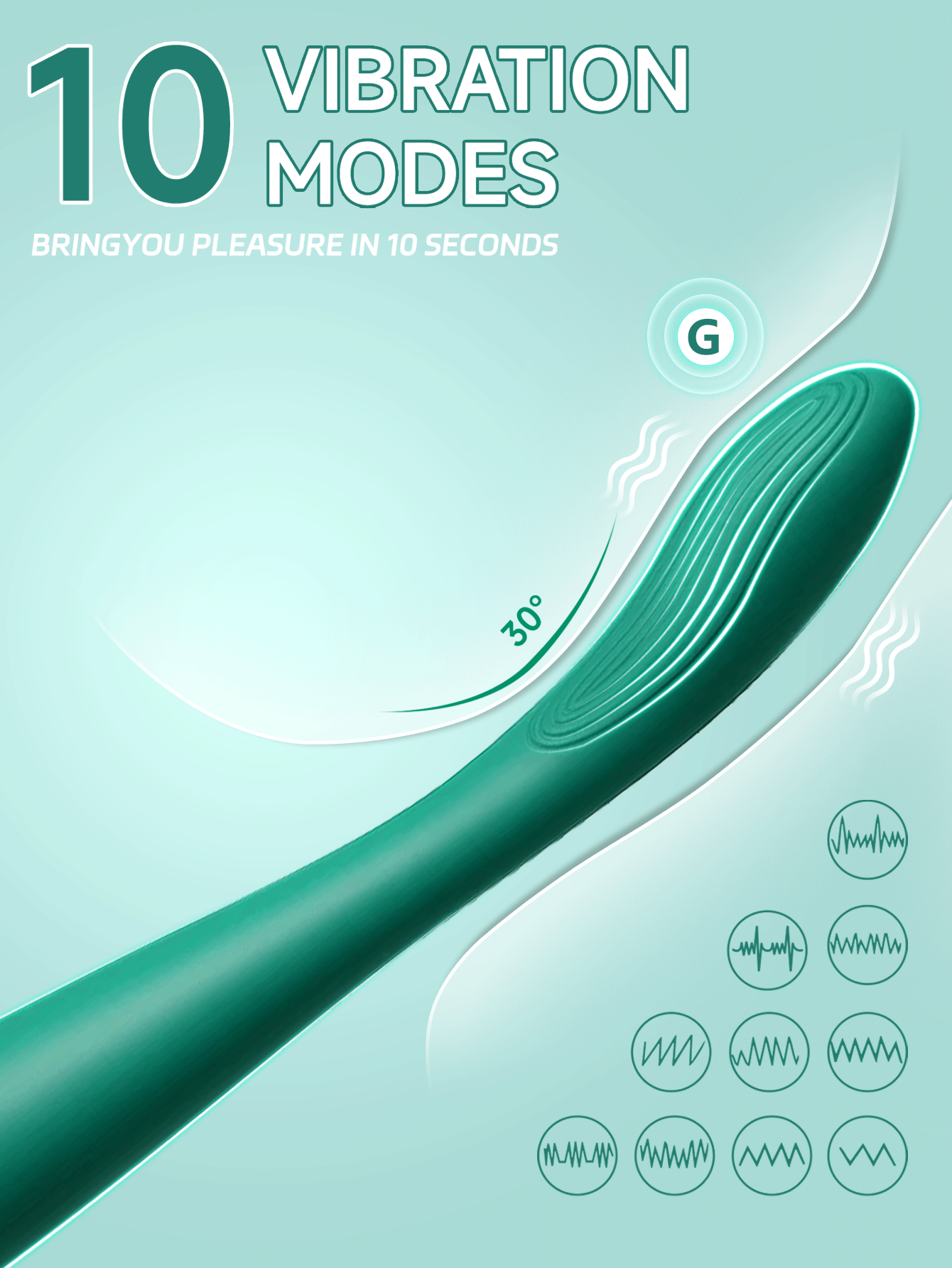 Adult toy vibrator, female adult sex toy, G-spot clitoral vibrator, clitoral stimulator, for couples' foreplay