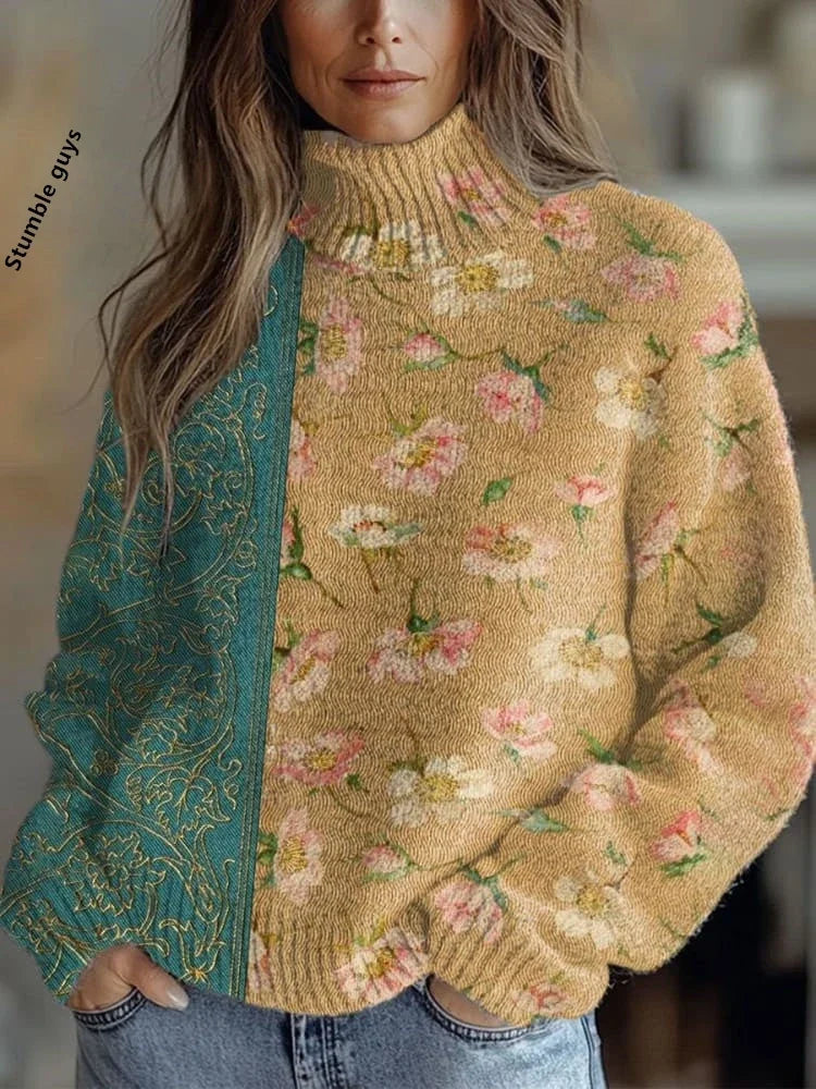 Women's Sweater Autumn Winter Fashion Casual Soft Warm Cozy Skin-Friendly Daily Wear Santa Hoodie Christmas Gift Knit Top