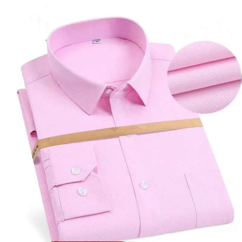 Lynett Lamar Men's Plus Size Long Sleeve Dress Shirt — Sizes 8XL to 11XL