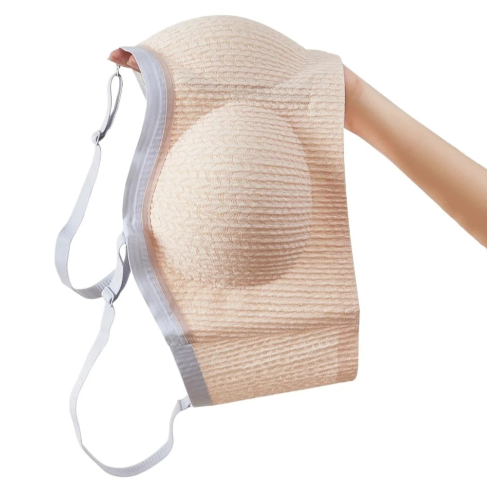 Lingerie Adjustable Wireless Bra Elastic Traceless Close-fitting Push Up Underwear Anti-sagging Gathered Breasts