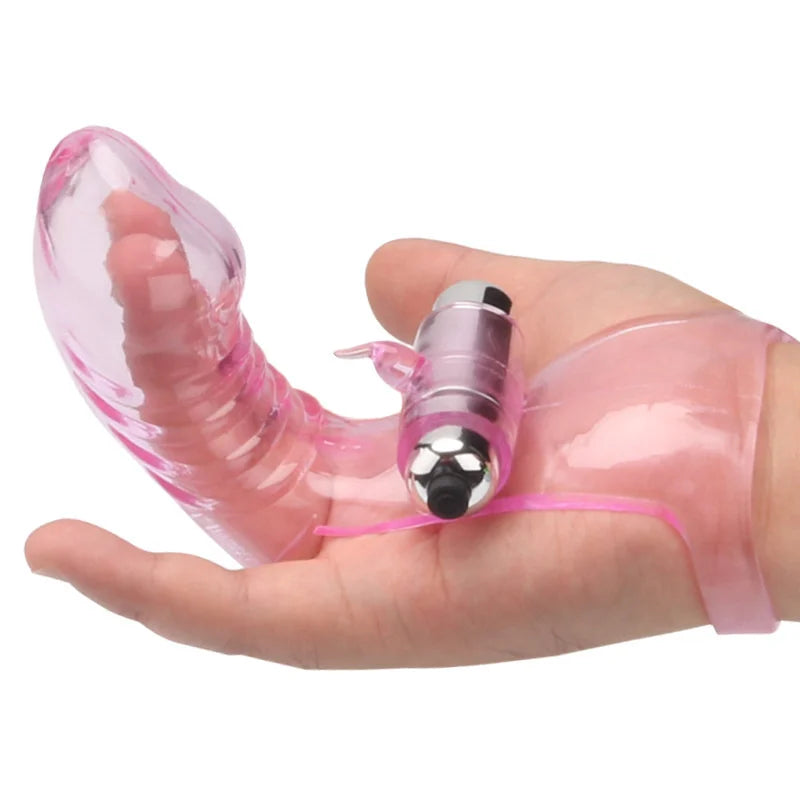 Adult Supplies Sex Toy Adult Fun Finger Vibrator Sets For Men And Women Digging Soft Jelly Crystal Sets Clit Vagina Vibrating