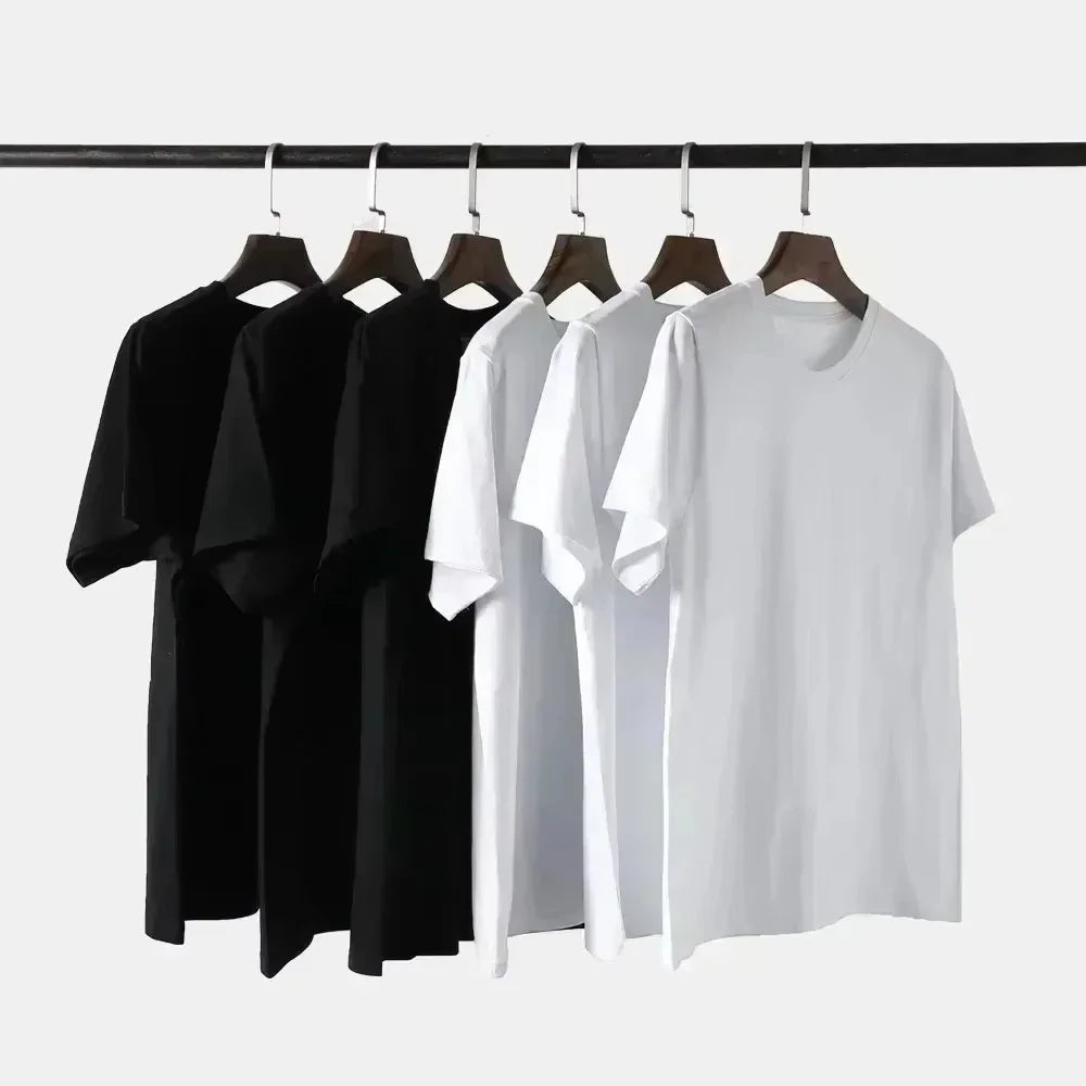 2026 new New trendy and popular streetwear with printed designs short-sleeved retro high street clothing, loose T-shirt