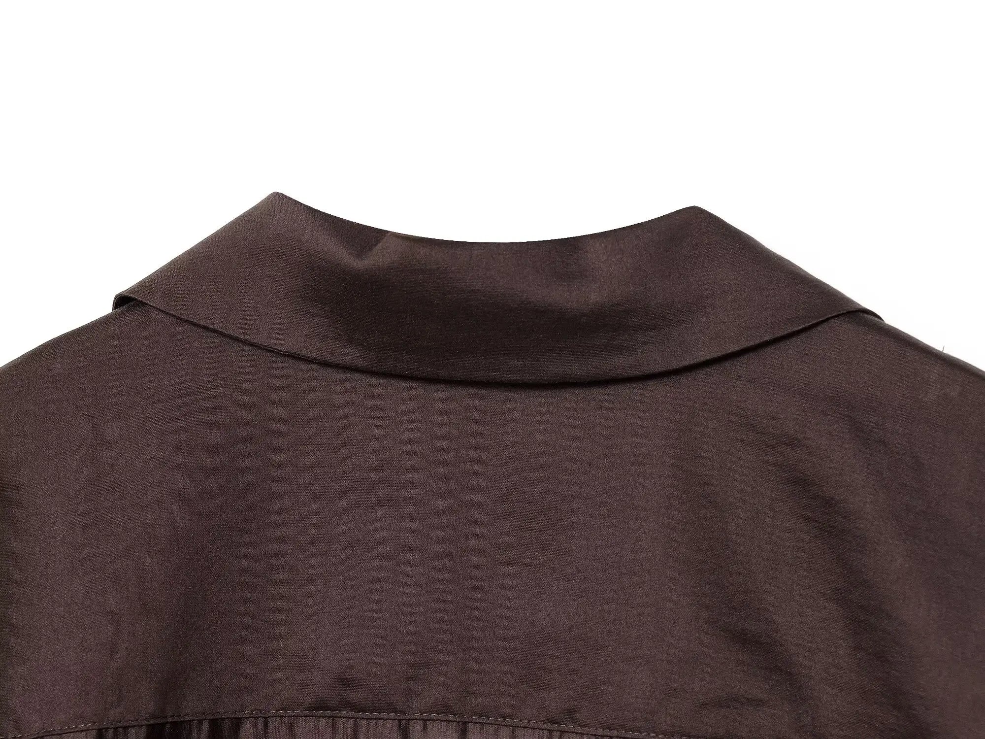 Women's Shirts Autumn 2025 New Fashion Office Shirts Women Chic Pocket Embroidery Retro Elegant Loose Young Blouses Street Tops