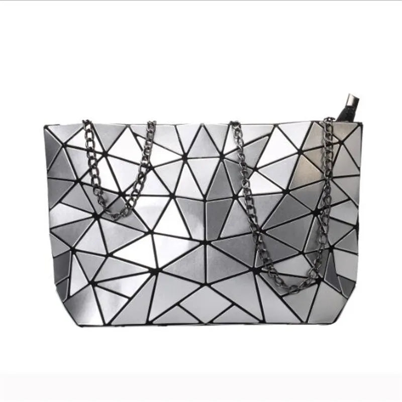 Handbags Bags For Women 2025 Designer Luxury Tote Bucket Bag Fashion Geometric Crossbody Shoulder Messenger Hand Bag Silver