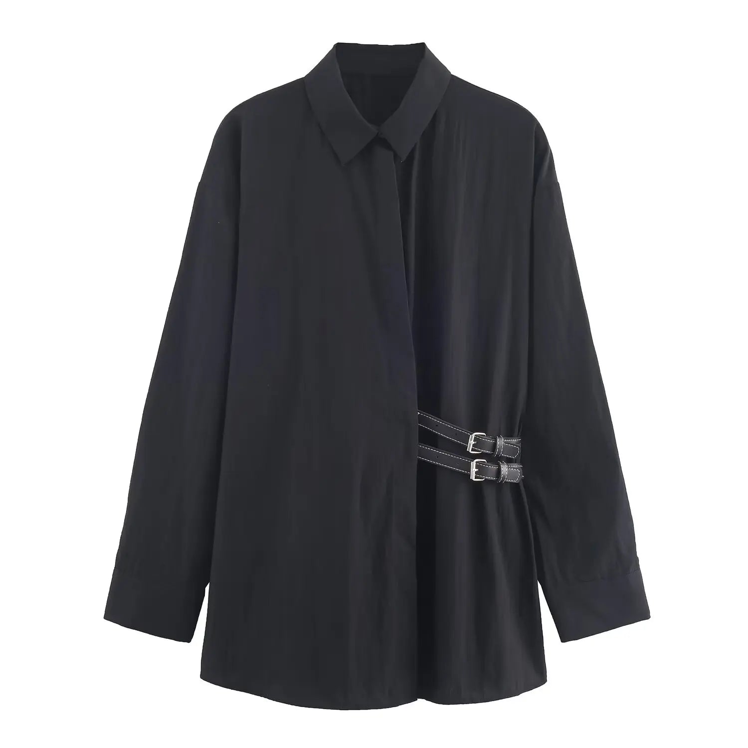 Women Black Shirts for Women Female Fashion Long Sleeve Blouses Women's Casual Shirt