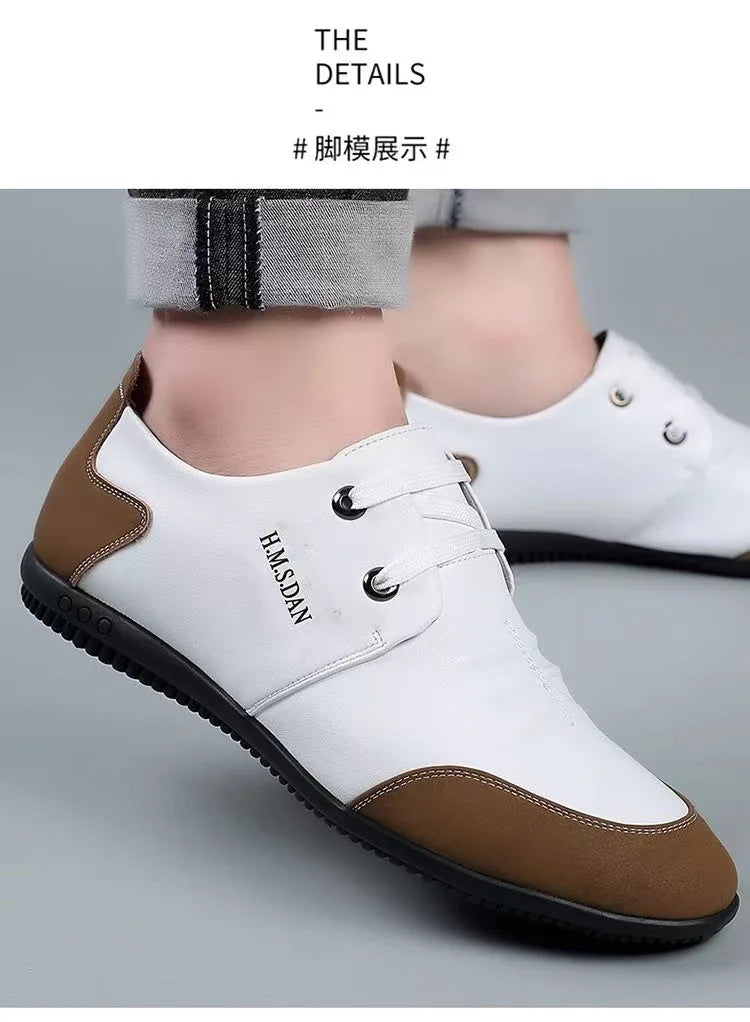 Dress Shoes for Men Casual Business Shoes Men Casual Loafers Office Party Wedding Shoes Leather Men Sapatos Formais Masculinos