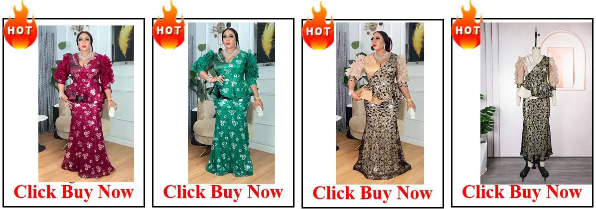 Customized Luxury Vintage Dresses For Women Wedding Party Prom Evening Gown Long Sleeve Dress Dashiki Beaded Robe Turkey African