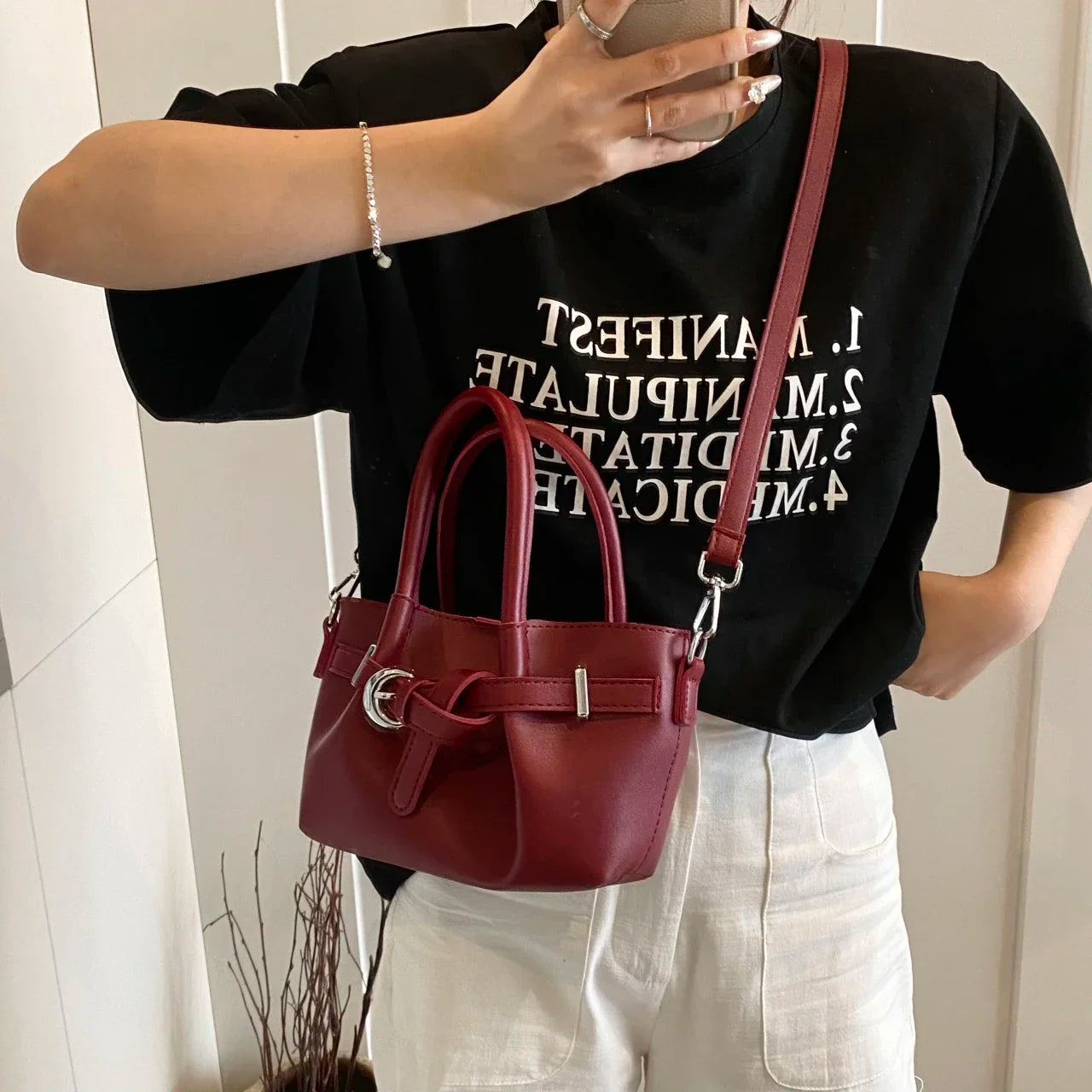 Branded Hand Bags for Women High Quality Leather Shoulder Bag Luxury Purses and Handbags Designer Crossbody Bag Bucket Bolsos
